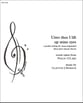 Unto thee I lift up mine eyes SAB choral sheet music cover